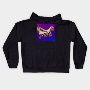 Roller Skates 80s Kids Hoodie